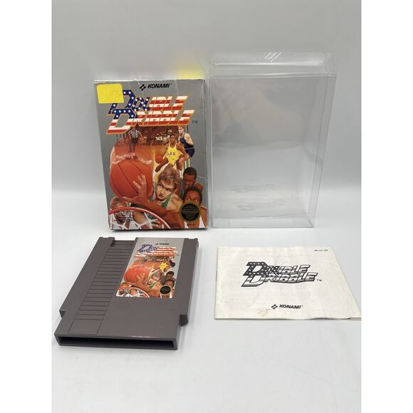 Double Dribble NES Nintendo Complete CIB Condition Circle Seal - Picture 1 of 16